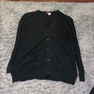 Black Cardigan with pockets